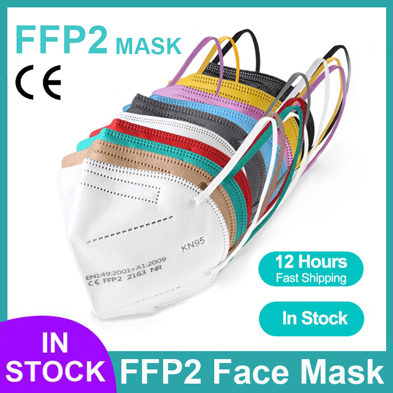 Disposable Mask Blue - 5-lagige FFP2-Masken CE-Zertifiziert KN95 Schmelzgeblasene Filtermaske