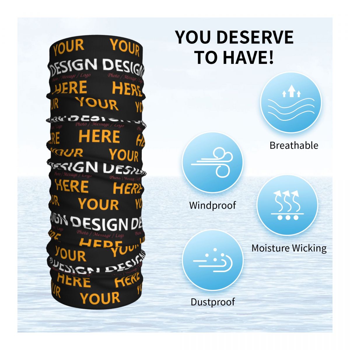 Passen Sie Ihr Design hier an. – Neck Gaiter Face Cover Bewertung und Preis
