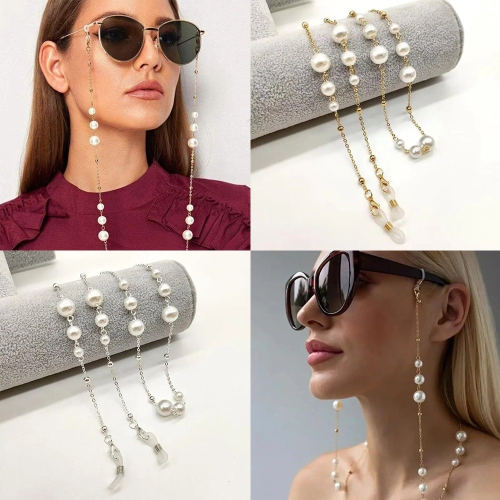 Trendige Perlen-Sonnenbrillenk – Mask Lanyard Adjustable Bewertung und Preis